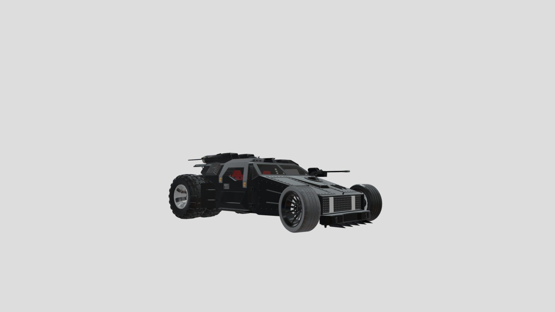 Batmobile concept 3d model