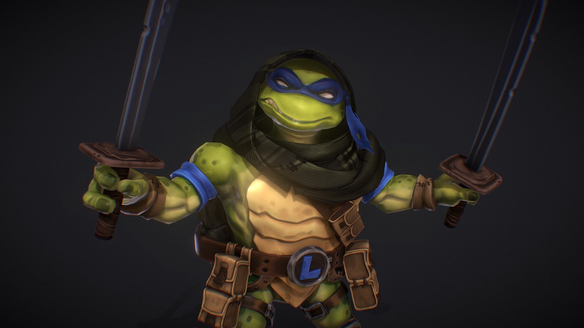 TMNT Leonardo 3d model