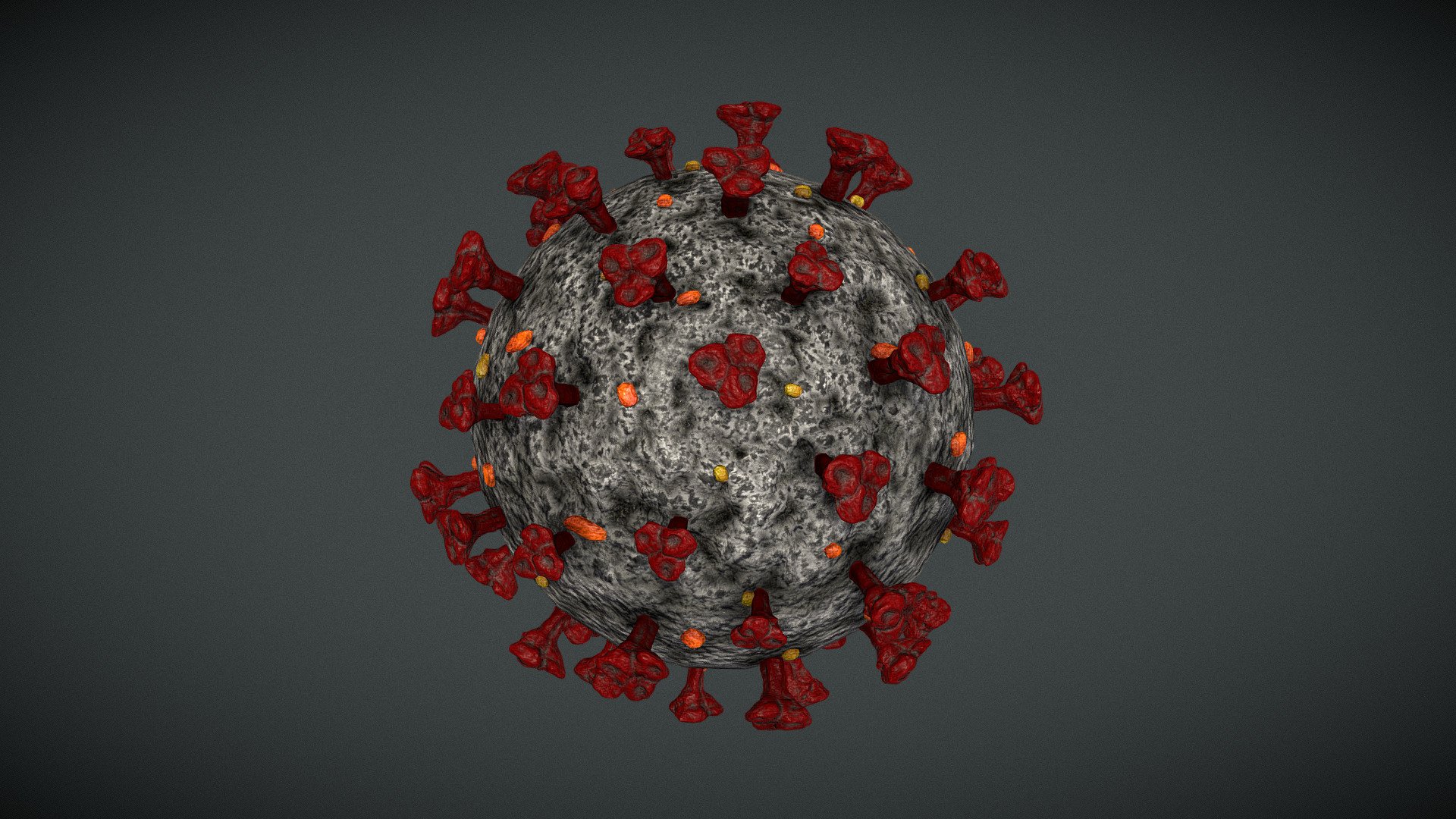 COVID-19 Virus [4K] 3d model