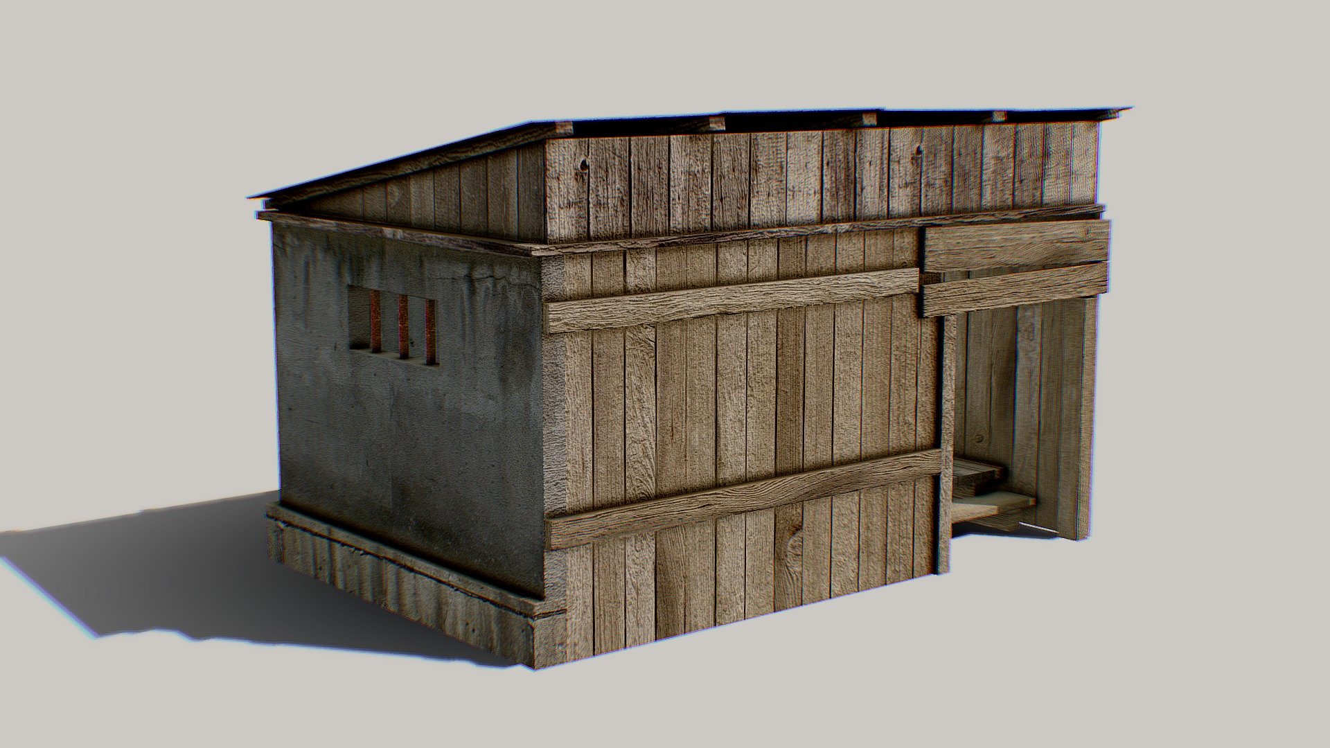 Old Building 3d model