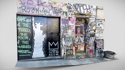 Basquiat Graffiti Art Wall