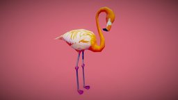 LowPoly Flamingo