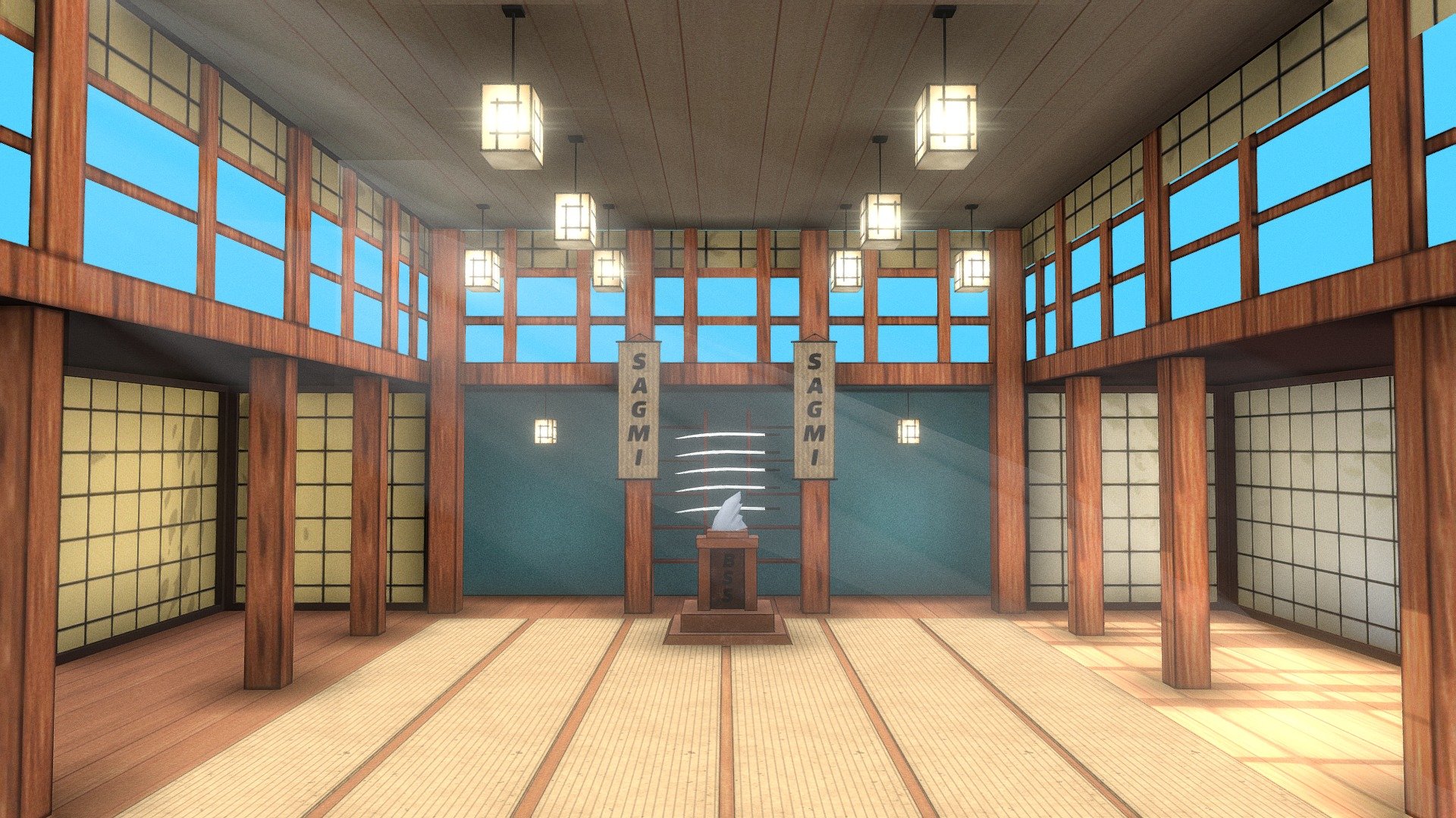 Dojo 3d model