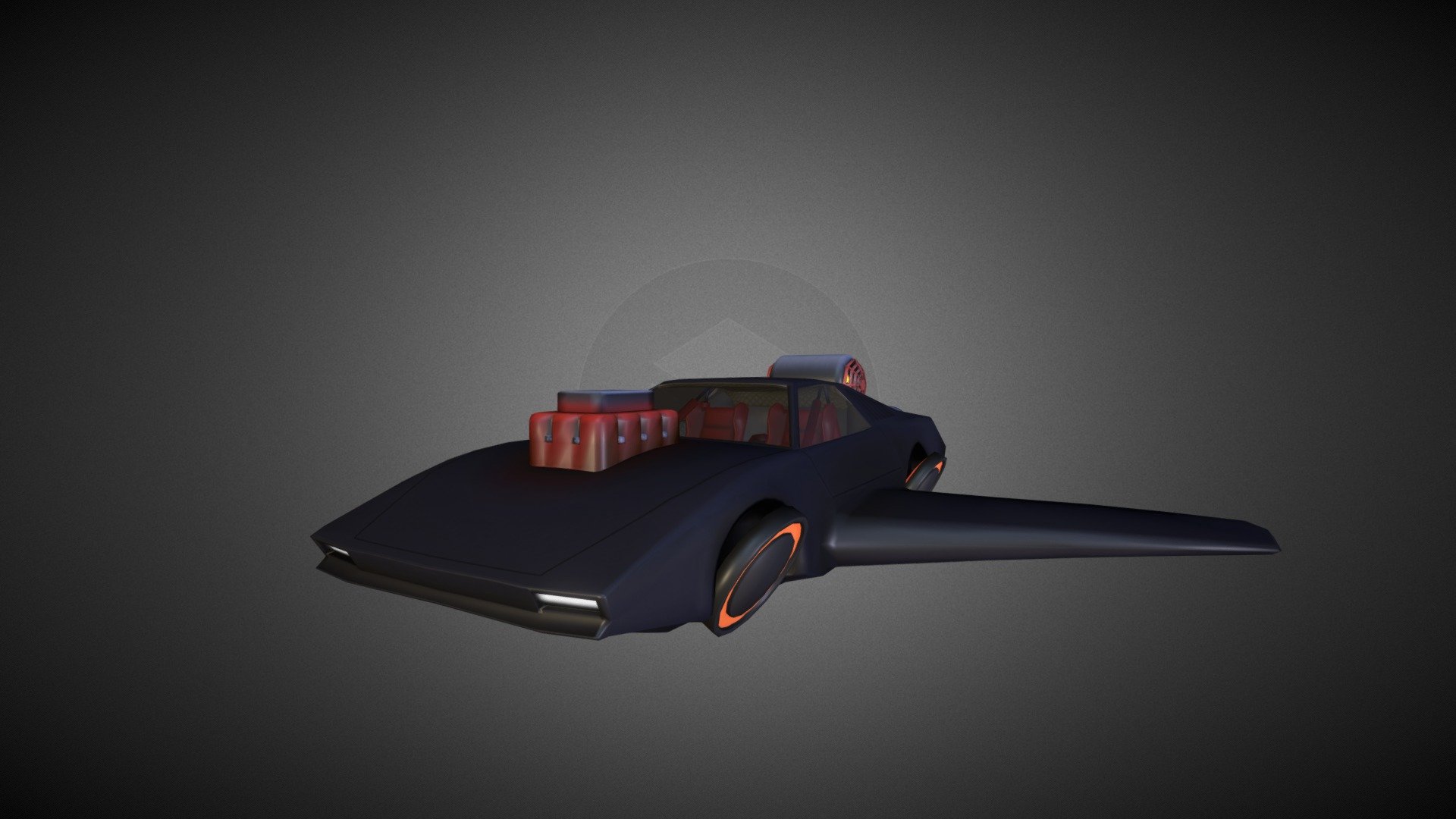 flying car 3d model