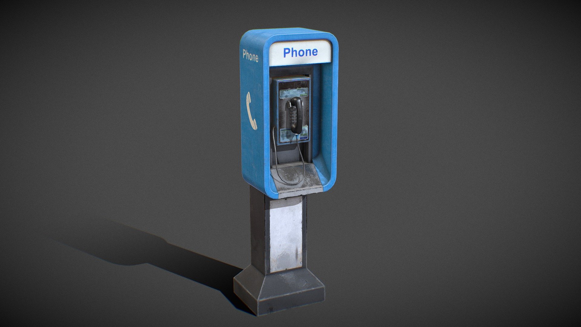 Payphone 3d model