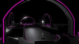 Virtual Reality Futuristic Gallery