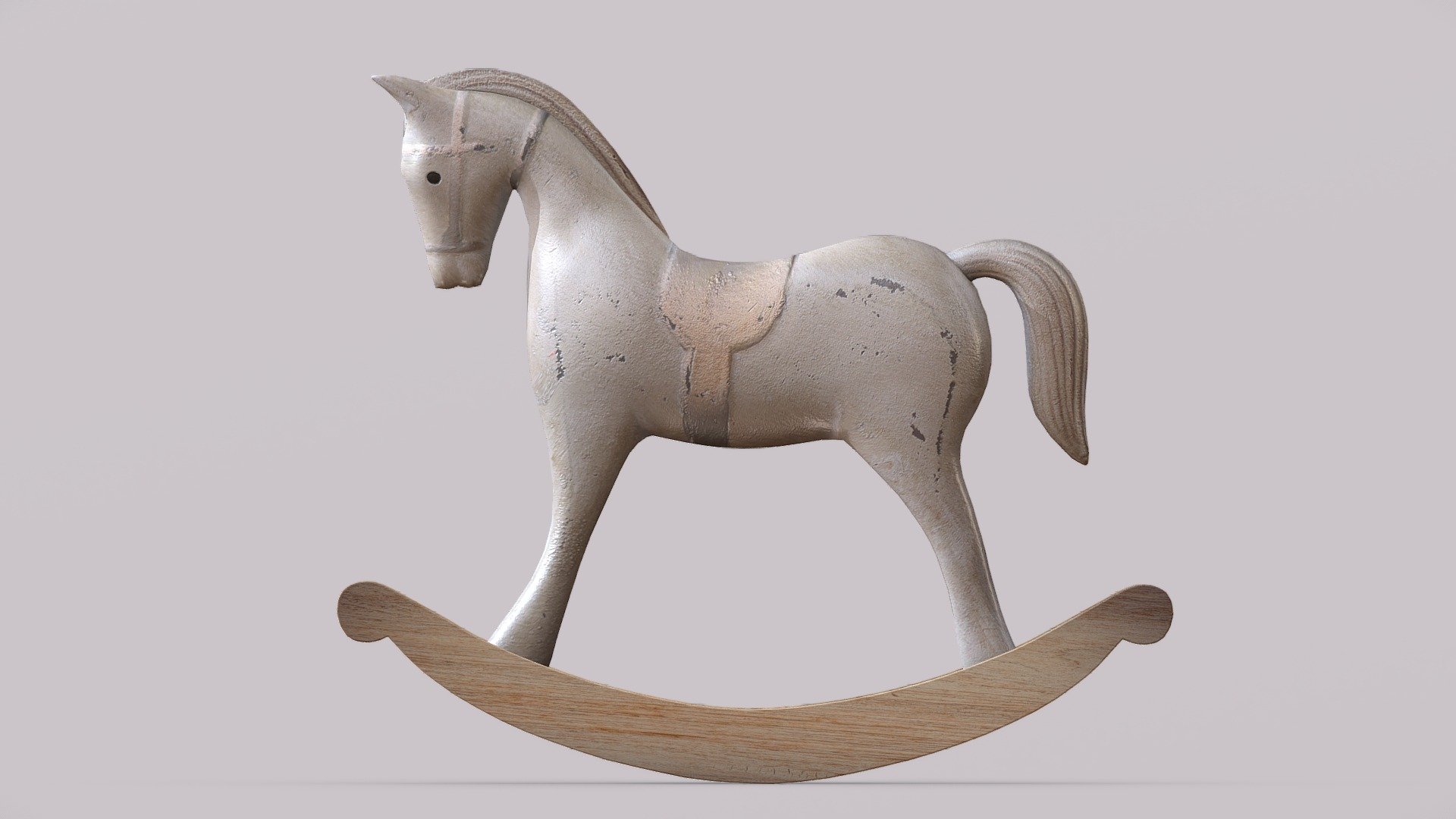 Wooden Horse 3d model