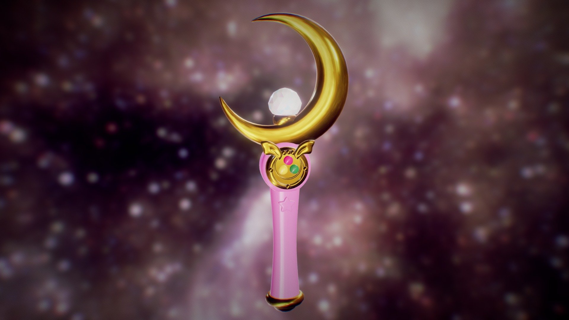 Sailor Moon Scepter 3d model