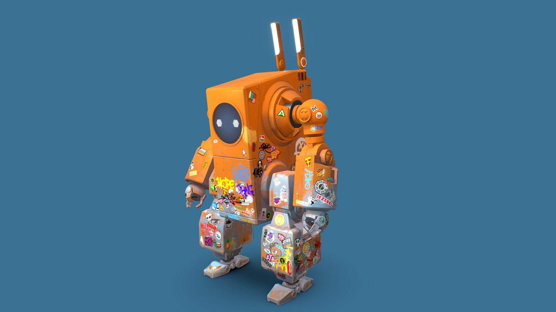 Robo Rabbit V3 3d model