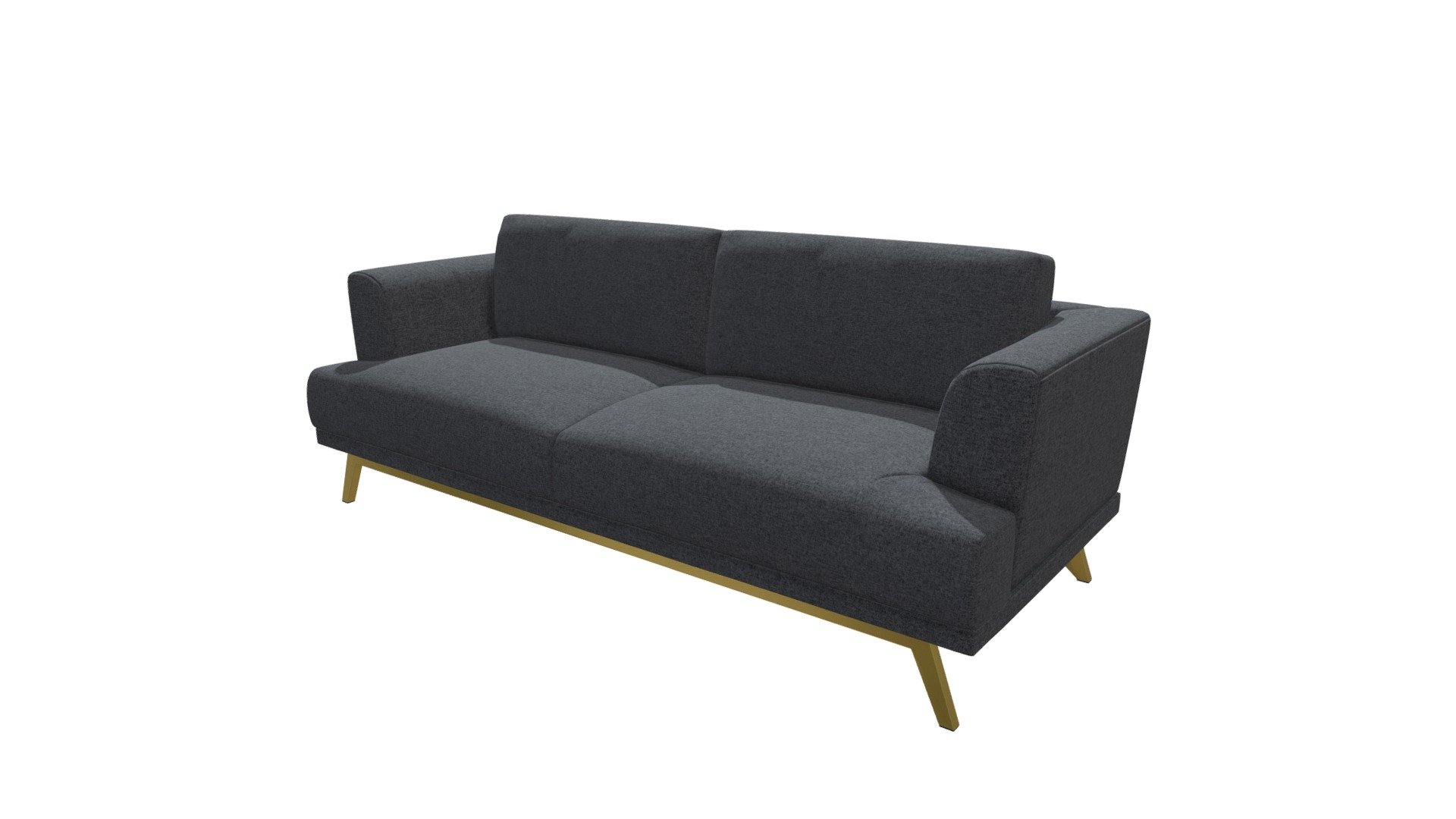 Surreptitious Sofa Gray 3d model