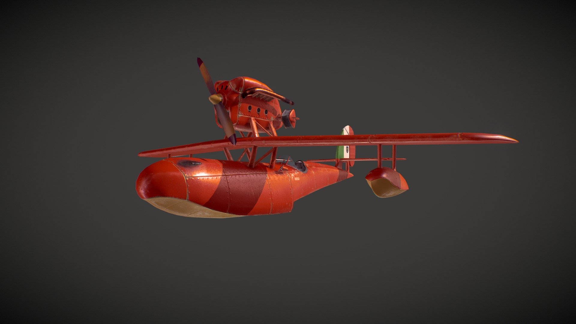 Porco Rosso Savoia s21 3d model