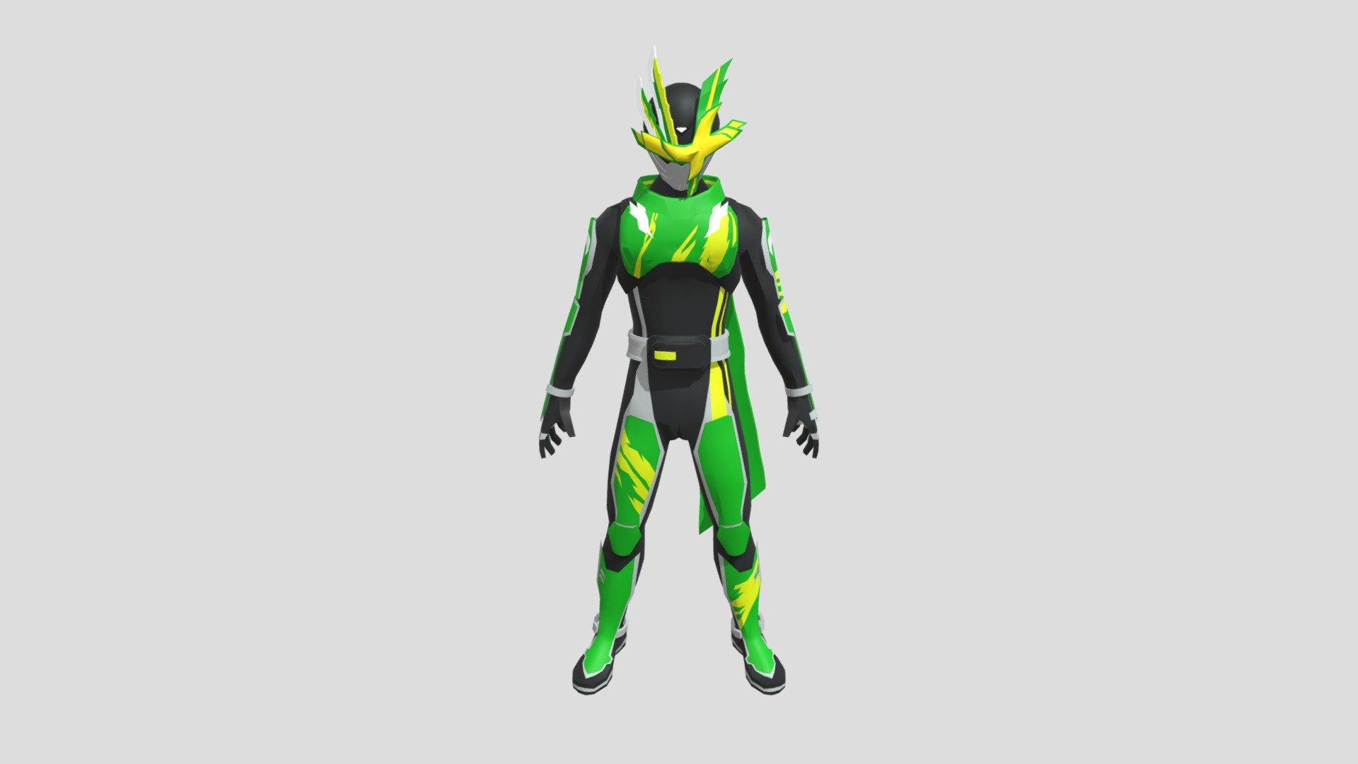 Kamen Rider Kenzan 3d model