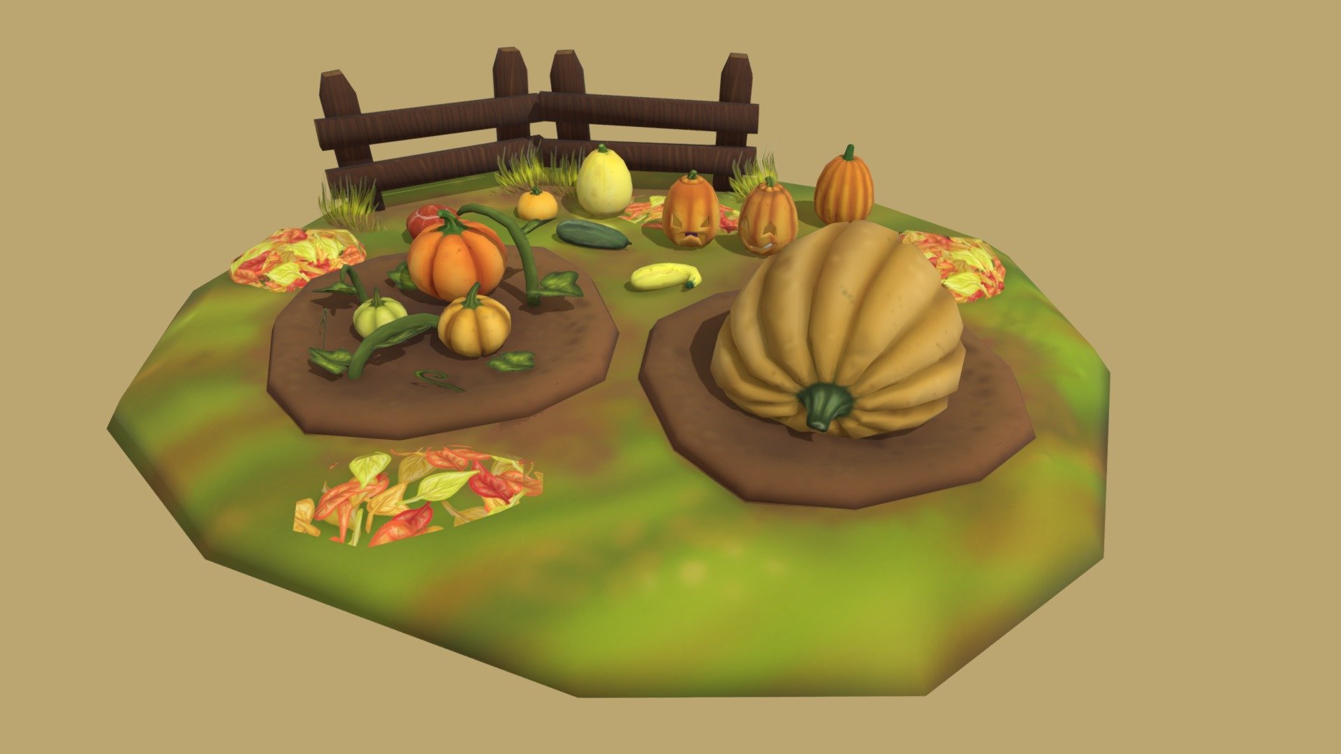 Farm life 3d model