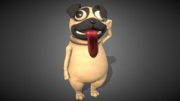 Cartoon Pug