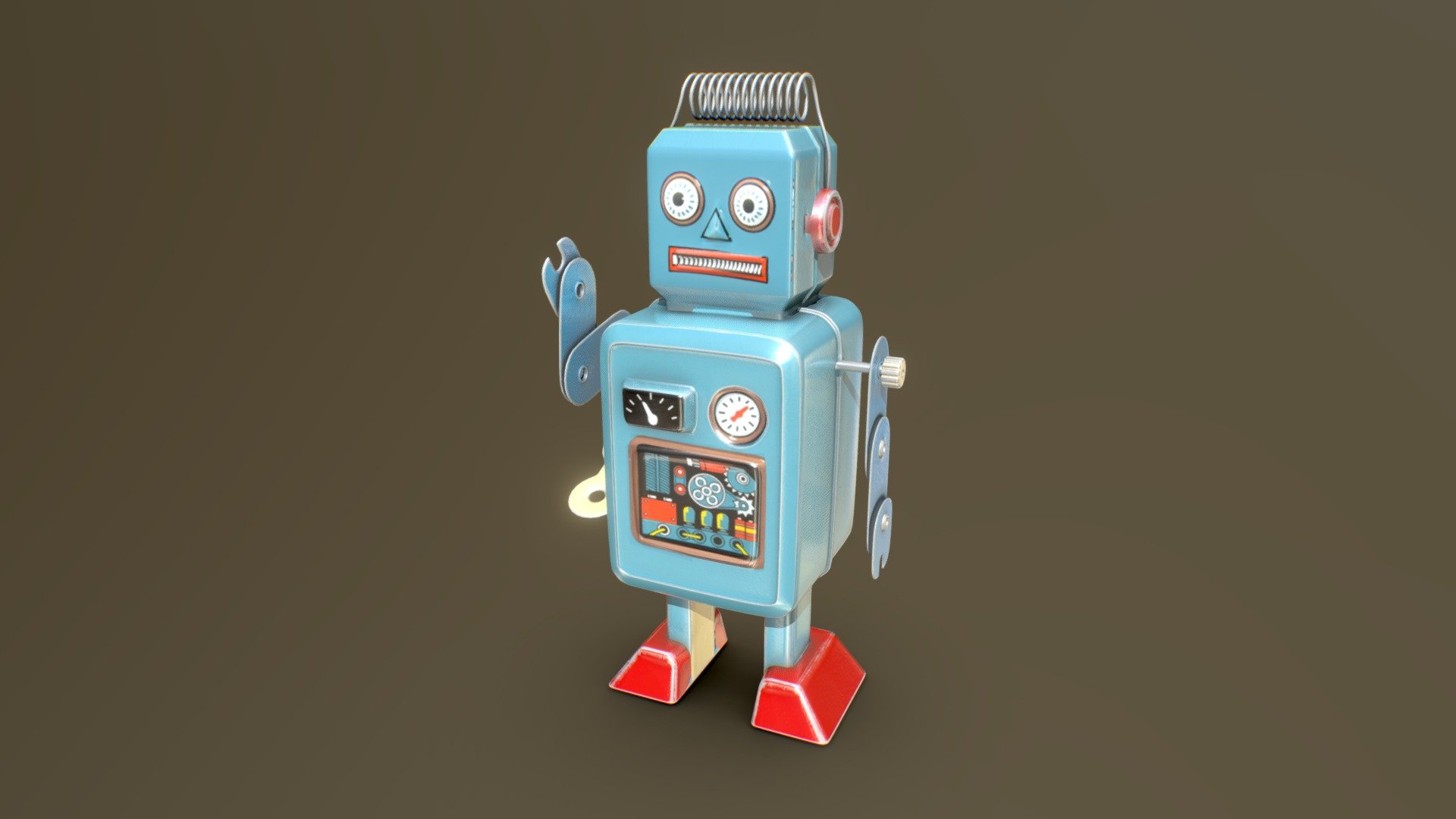 ROBOT  TOY 3d model