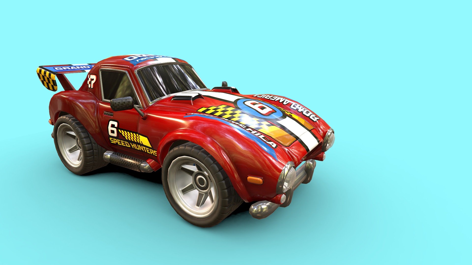 SportCar 3d model