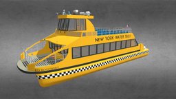 New York Water Taxi 3d model