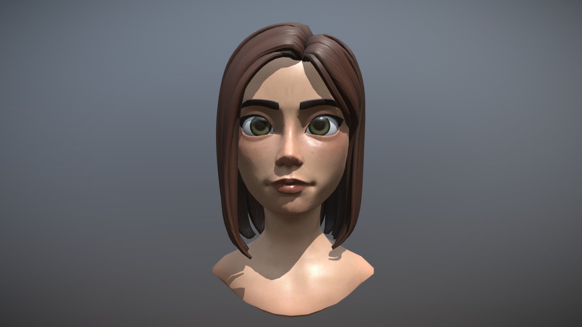 Character profile 3d model