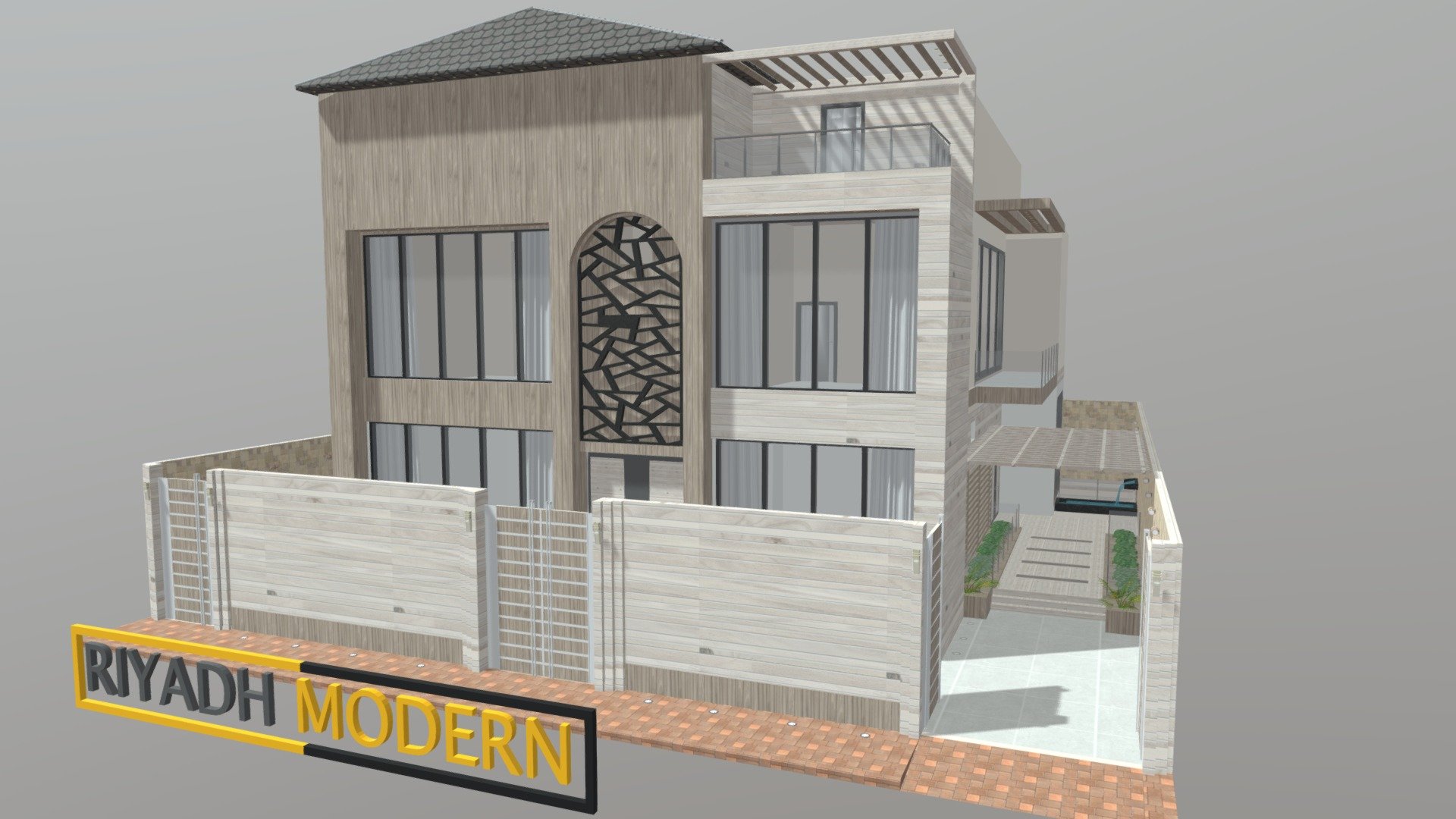 HOME MODERN 4 3d model