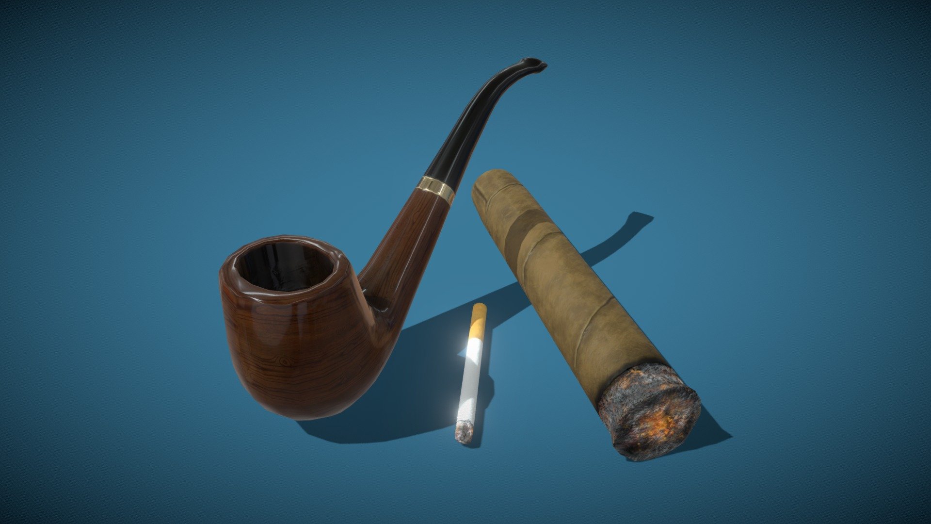 [Set] Tobacco Accessoires 3d model