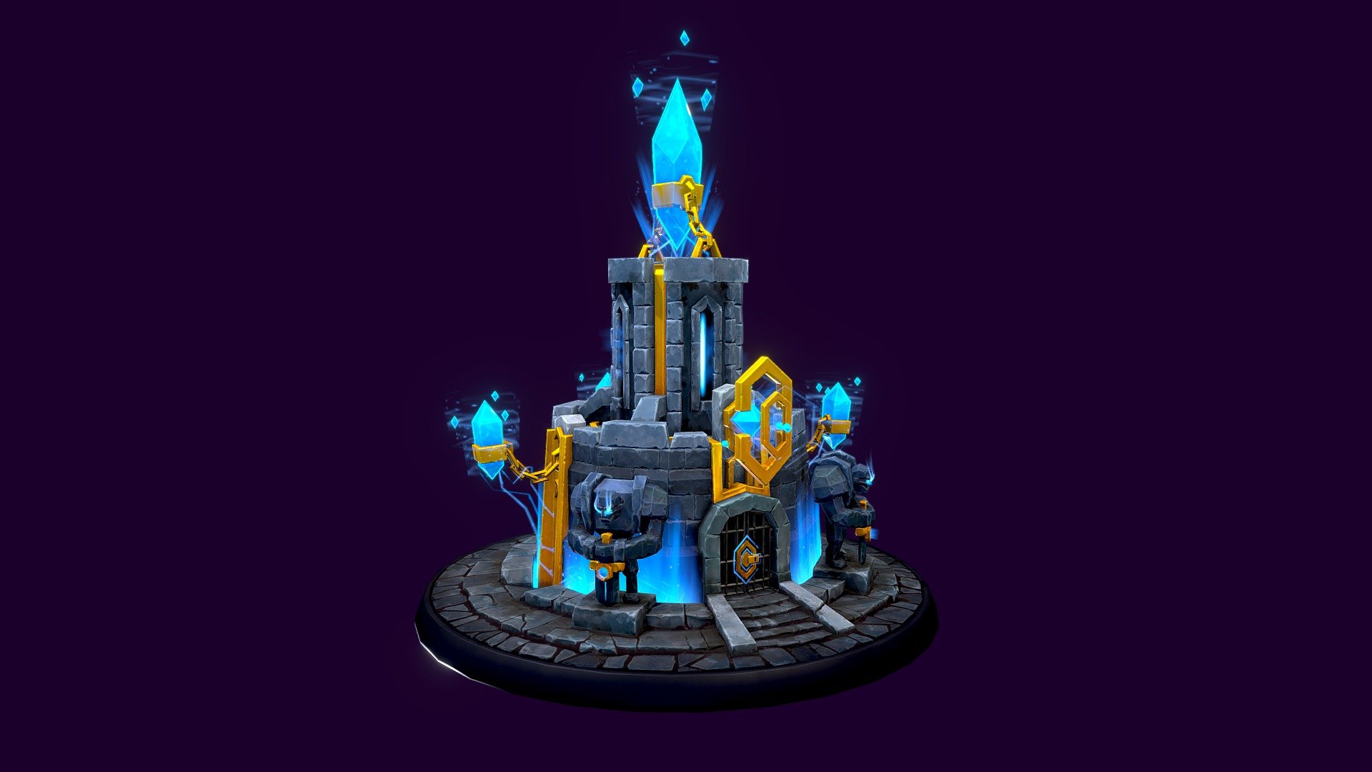 Stylized Guard Tower 3d model