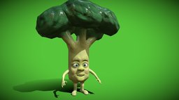 cartoon broccoli