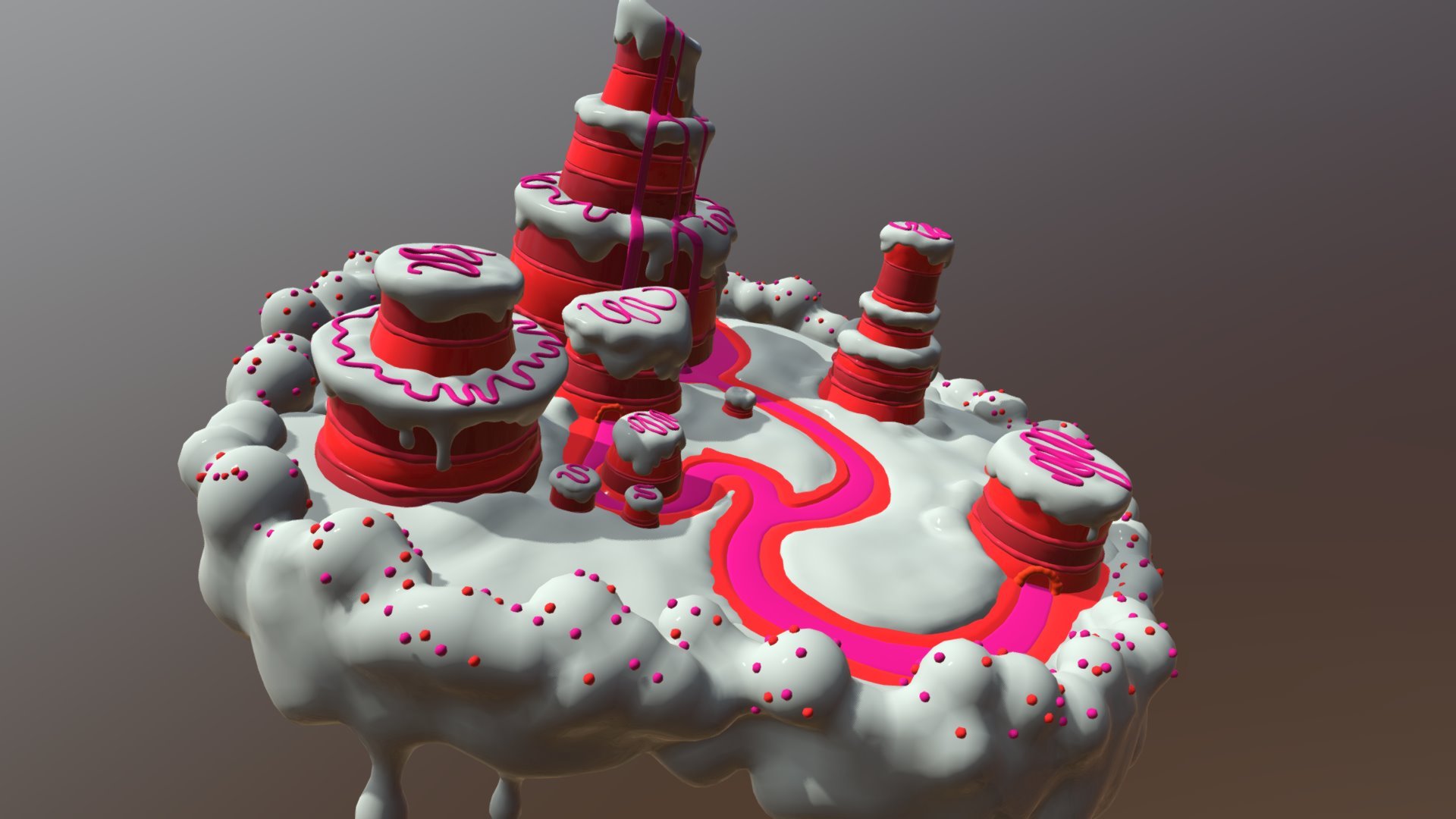 Candy Land 3d model