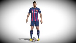 3D Rigged Robert Lewandowski