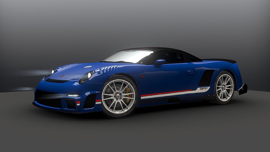 9ff GT9 3d model