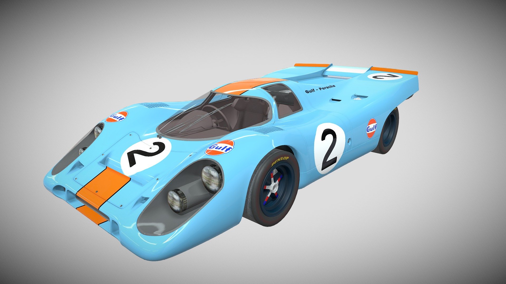 Porsche 917k 3d model