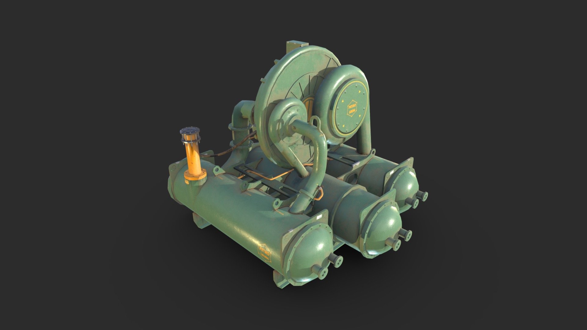 Industrial Compressor 3d model