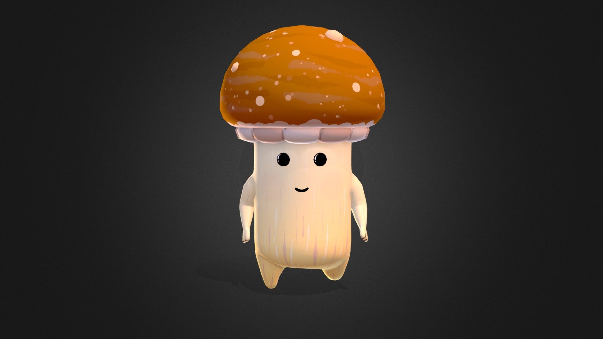 Mushroom (animated) 3d model