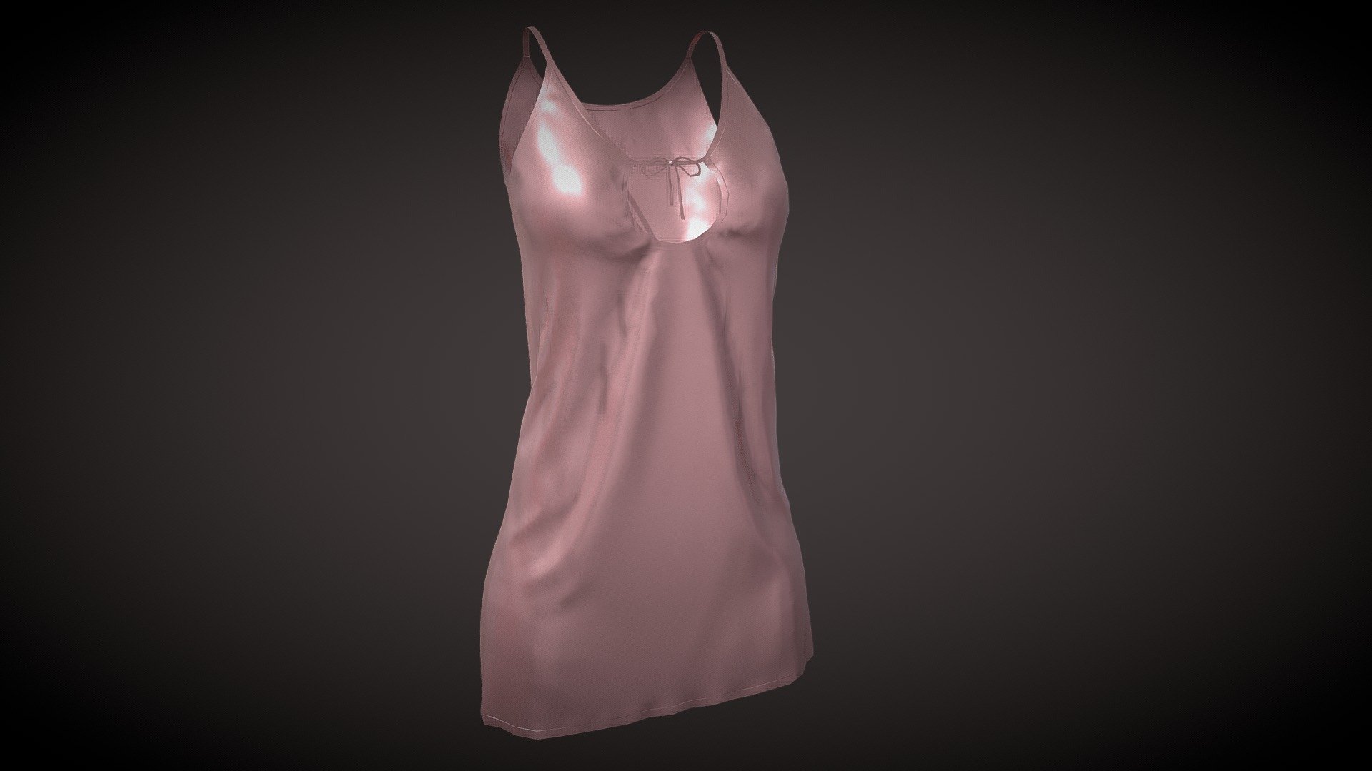 Silk Nightgown 3d model