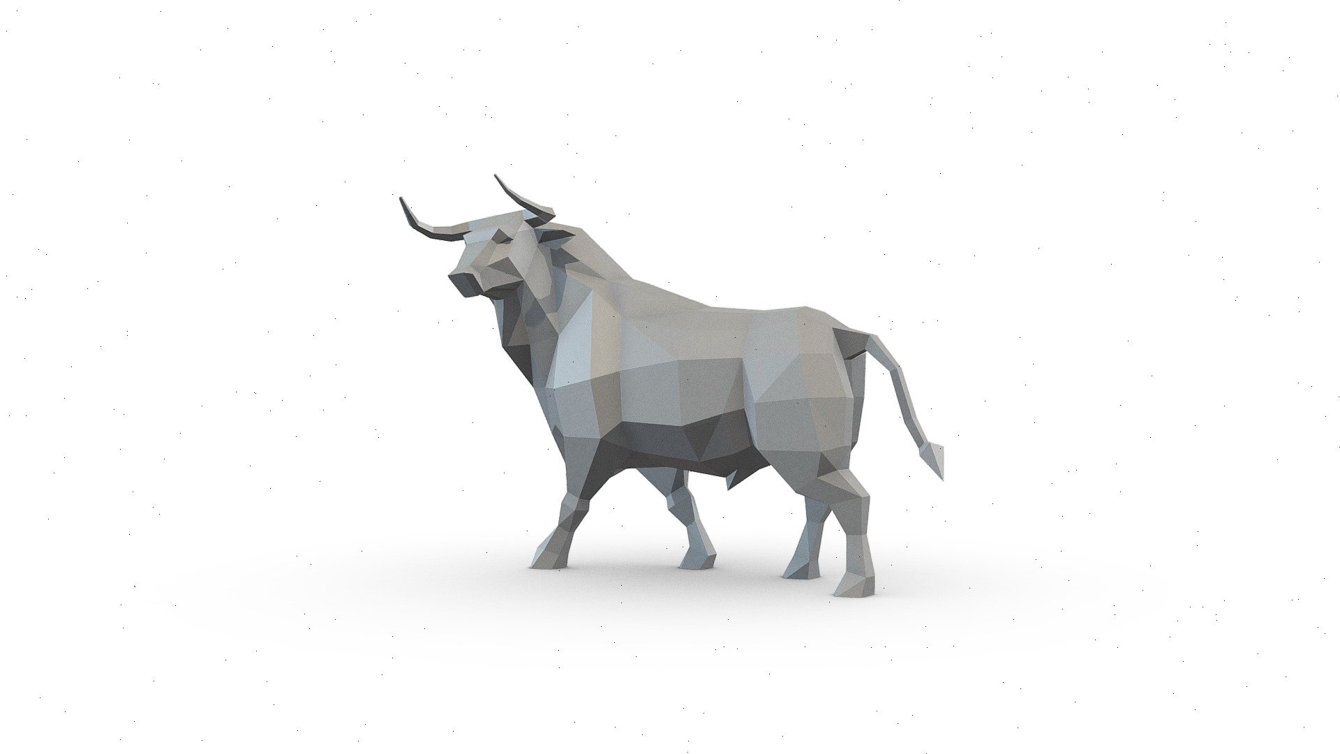 Bull metal by Boris Klimov 3d model