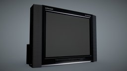 2000s CRT TV Black