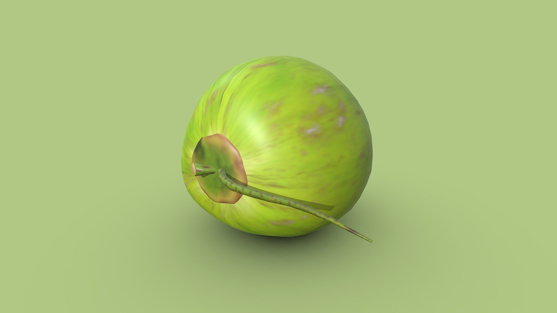 kelapa ijo (green coconut) 3d model