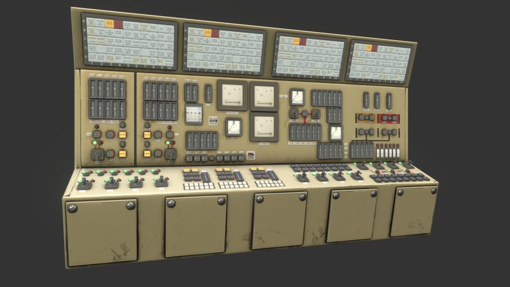 Control Panels 02 3d model