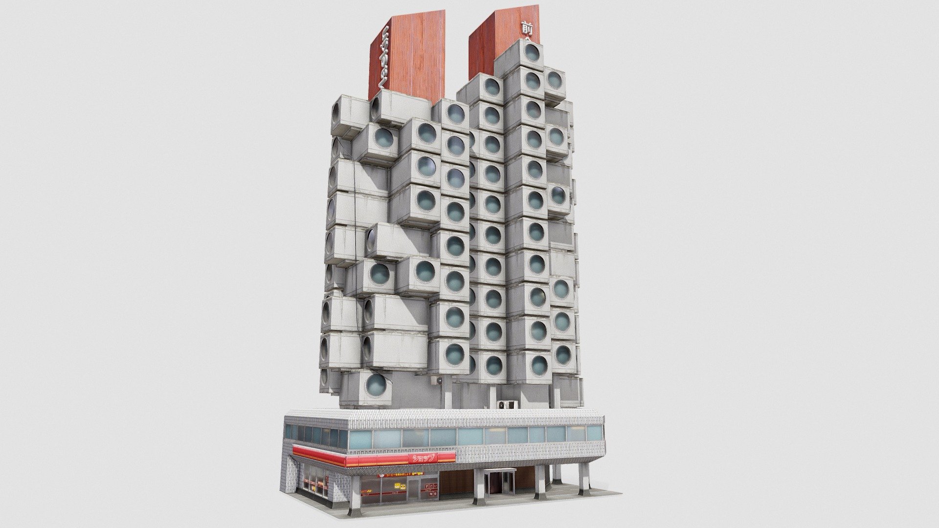 Tokyo Capsule Hotel 3d model