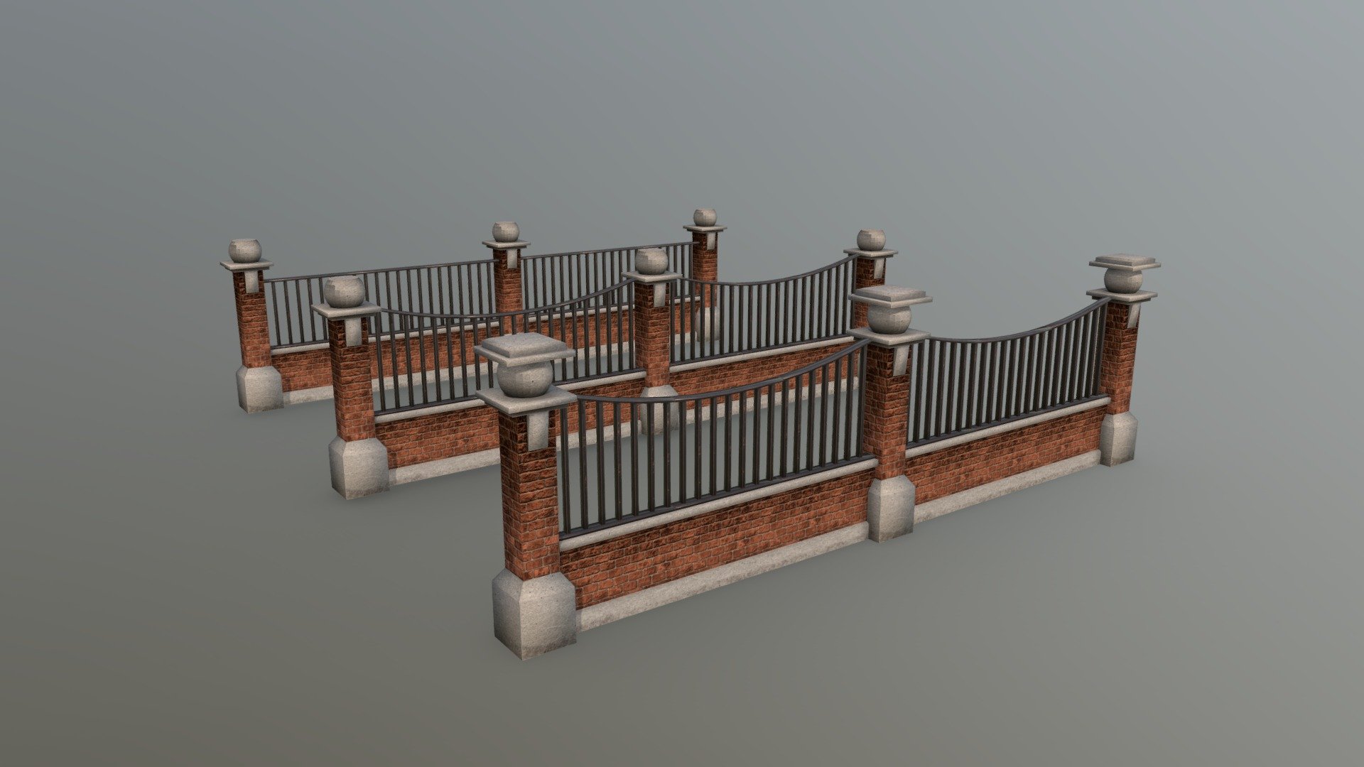 Fence designs 3d model