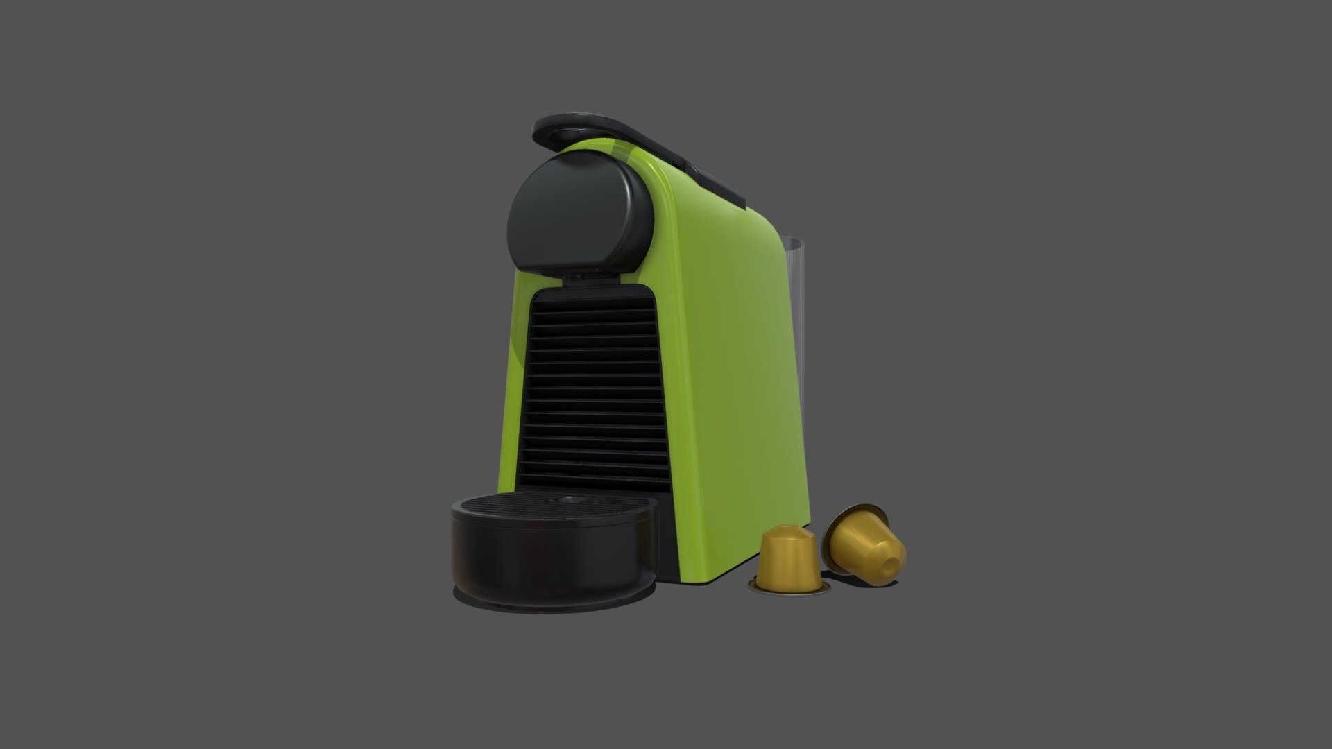 Coffee Machine Nespresso Essenza Mini (Animated) 3d model