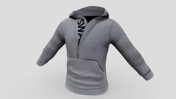 Mens Swat Hoodie Top