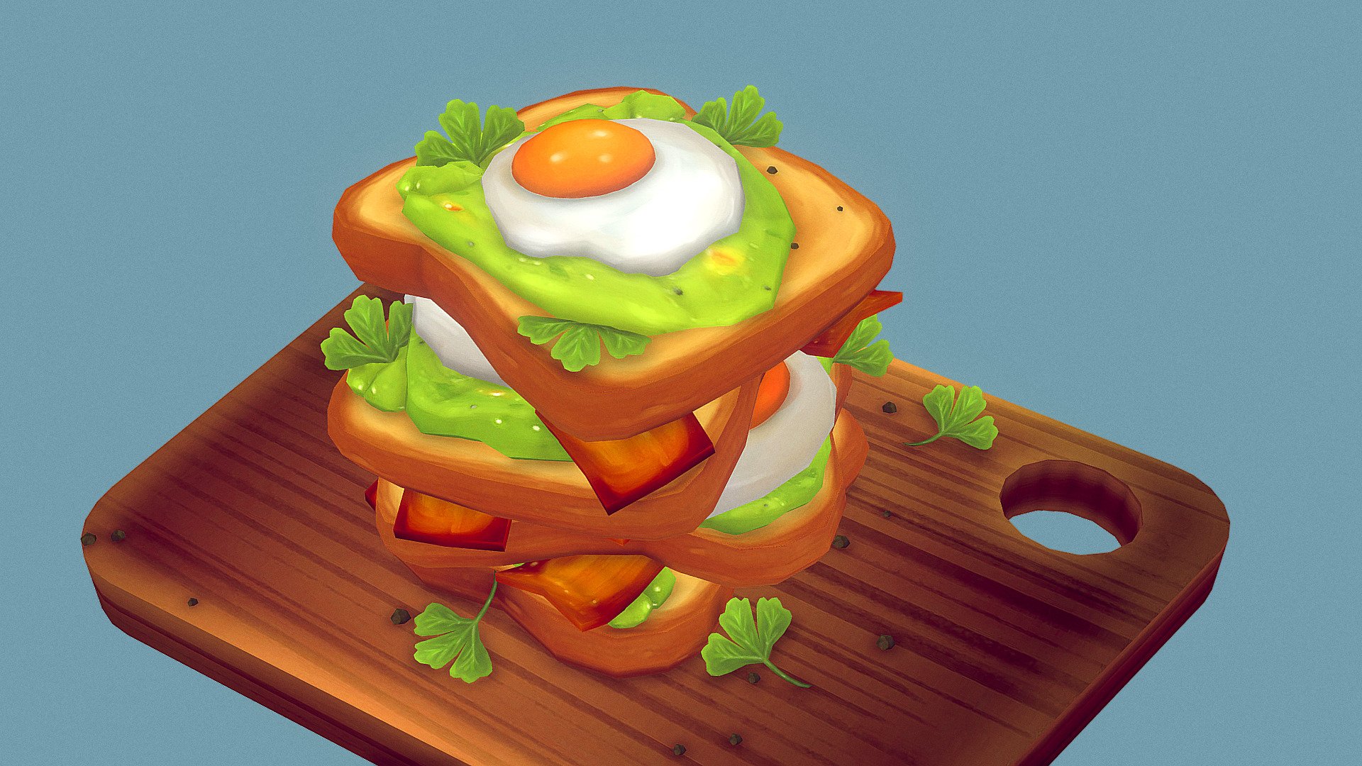 Breakfast 3d model