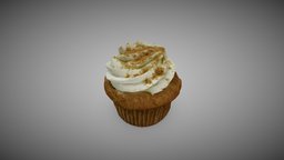 Frosted Cupcake 3dScan Clean