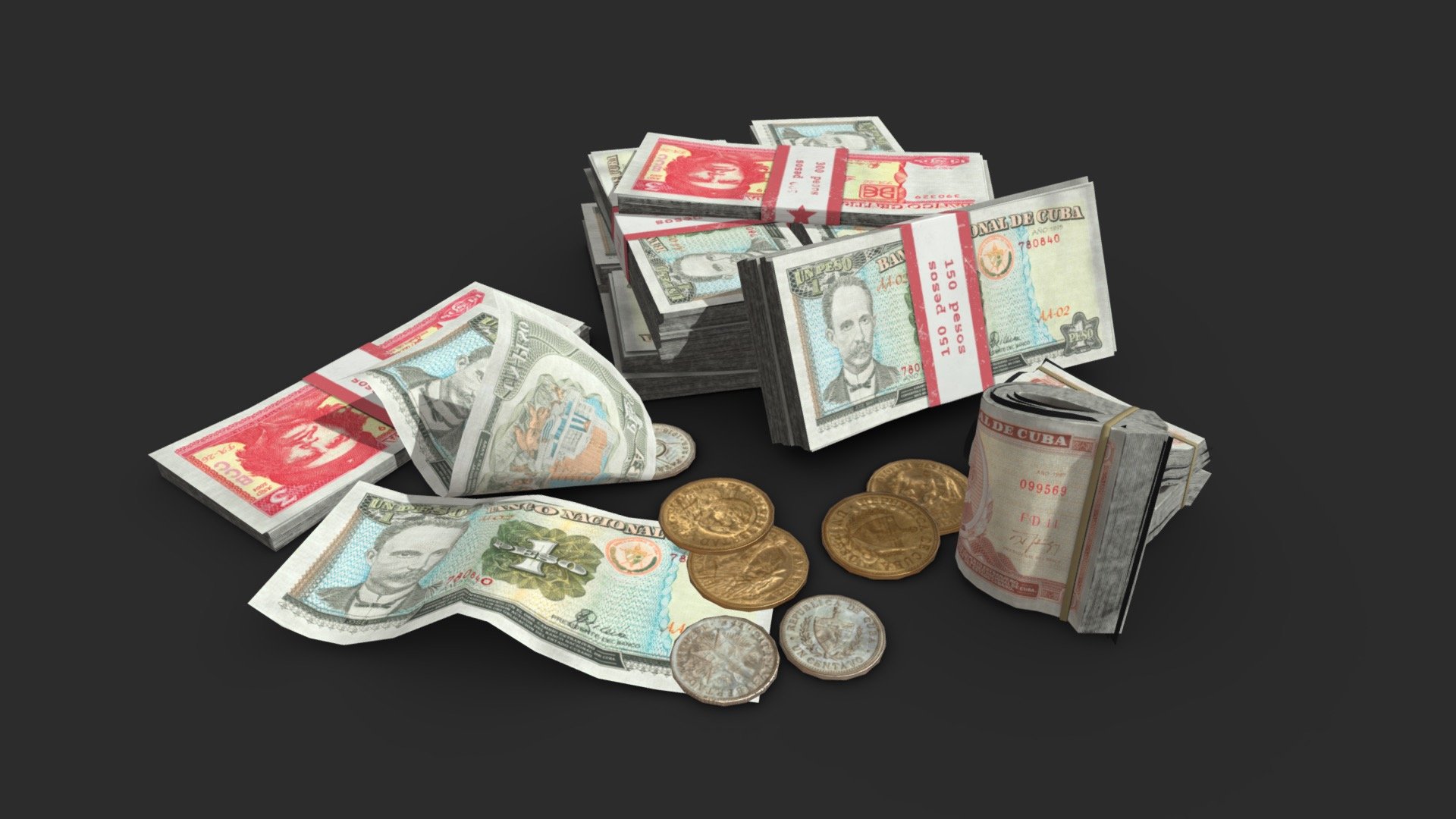 Money Loot 3d model