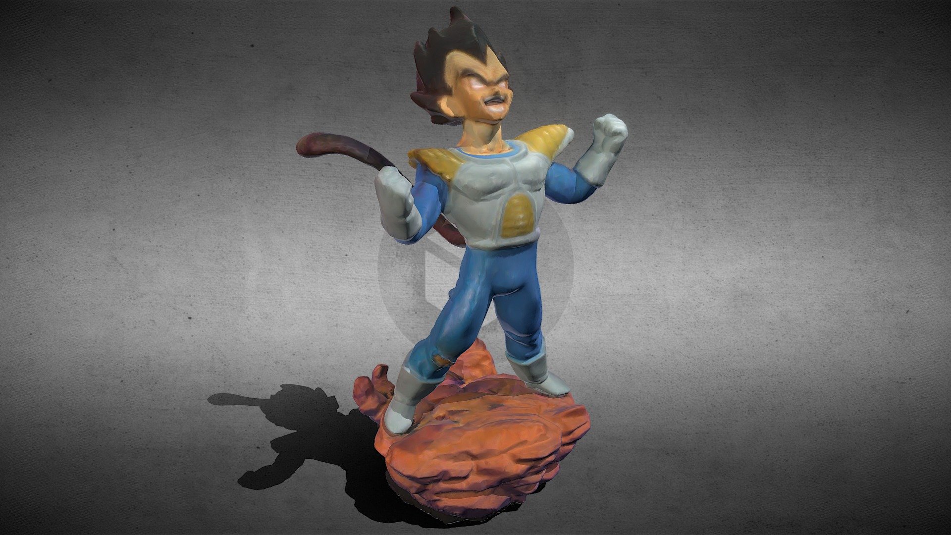 Vegeta Transforming 3d model