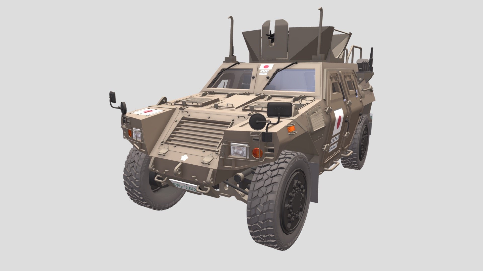 Komatsu LAV (Iraq) / interior 3d model