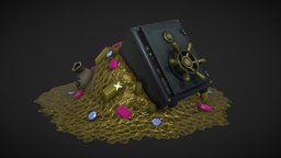 🪙 Stylized Safe/Money Pile