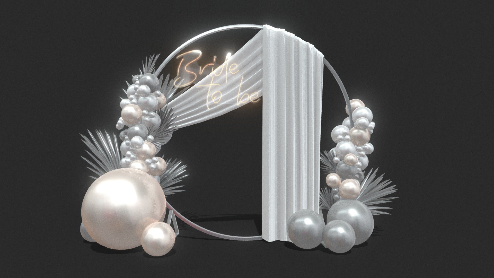 Balloon Arch 4 3d model