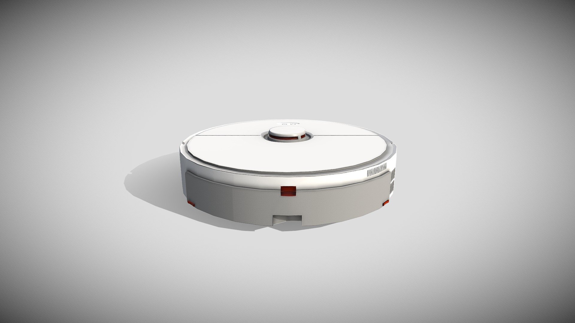 Electronic Robot Vacuum Cleaner 3d model