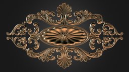 Golden Baroque Ornament